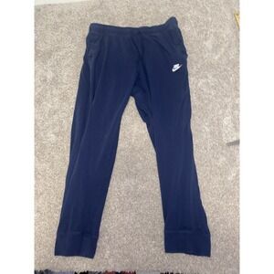 Nike Pants Men's 2XL Dark BlueClub Joggers Athleisure Activewear‎ Drawstring Gym